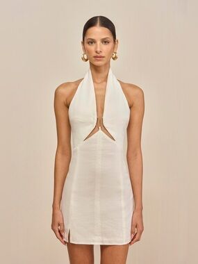 Cult Gaia Rumi Dress Off White NWT